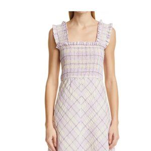 Ganni Midi Sundress Sz4 NWT